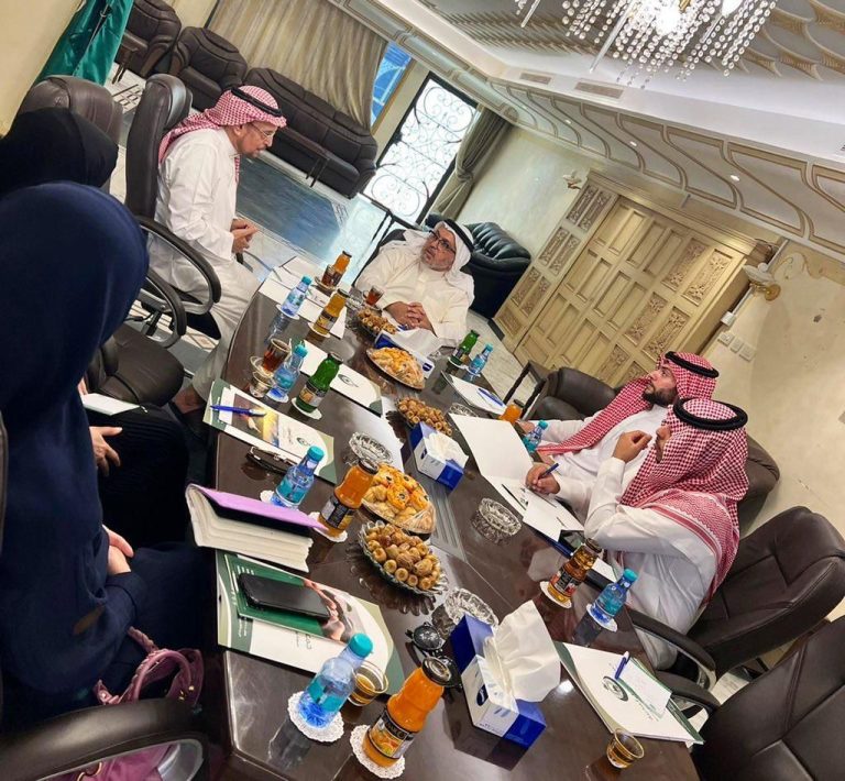 استقبال وفد زائر من مؤسسة سالم بن محفوظ الأهلية بجدة